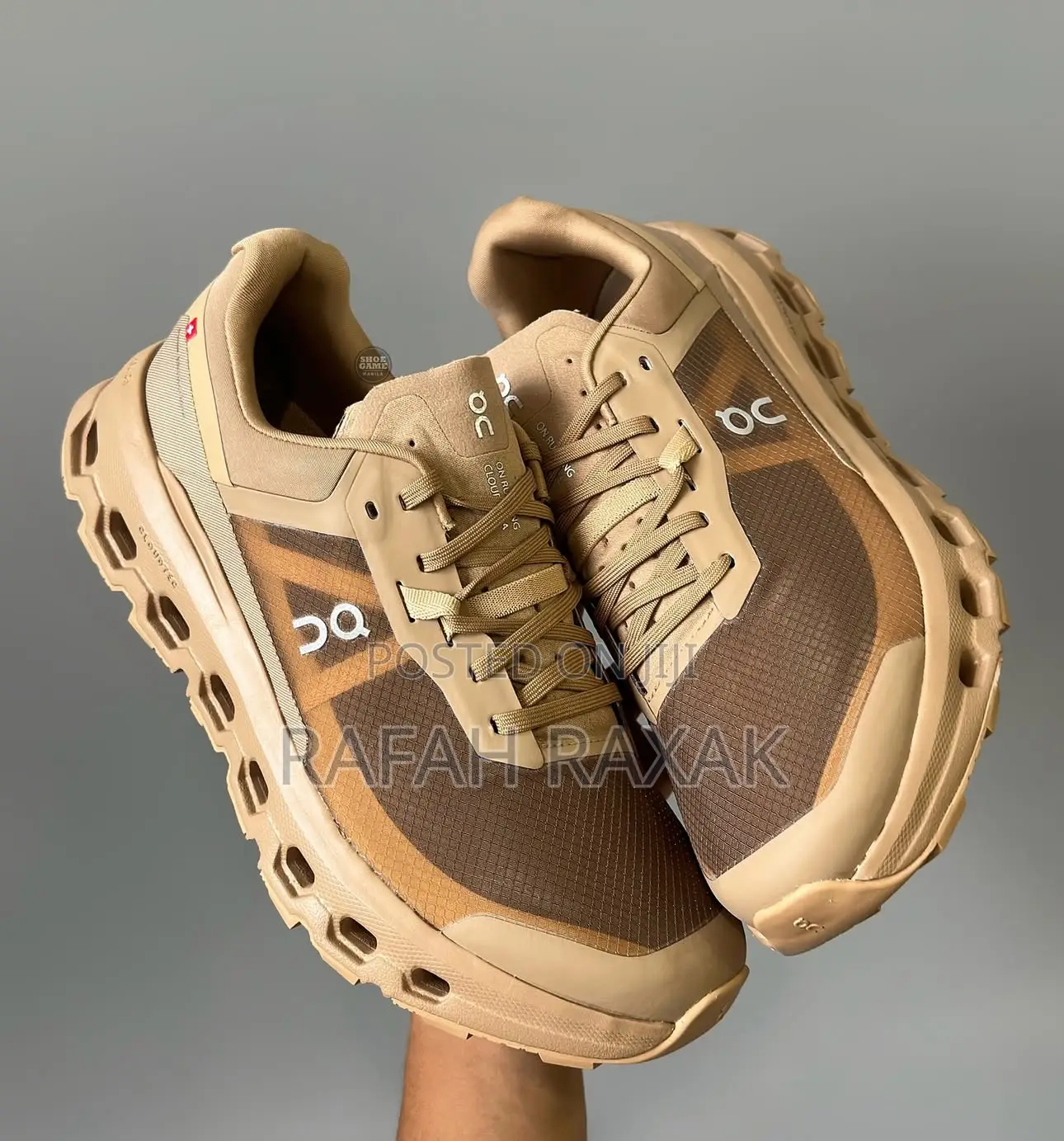 Men’S Classic On Cloudvista 2 “Chai Dune” Trail Running Sneakers