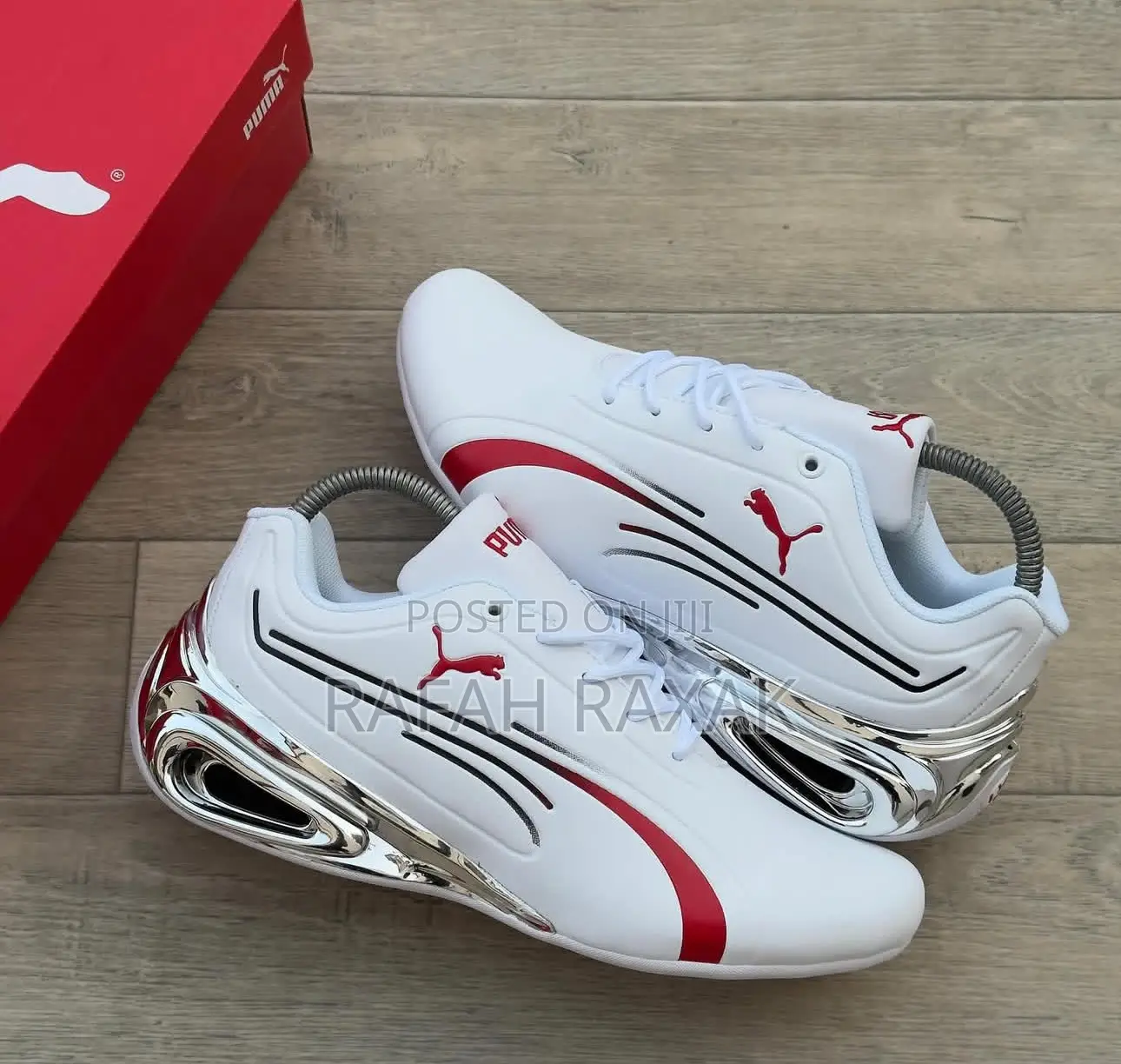 Original White/Red Puma Super Gt Speedcat Golf Sneakers