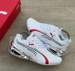 Original White/Red Puma Super Gt Speedcat Golf Sneakers