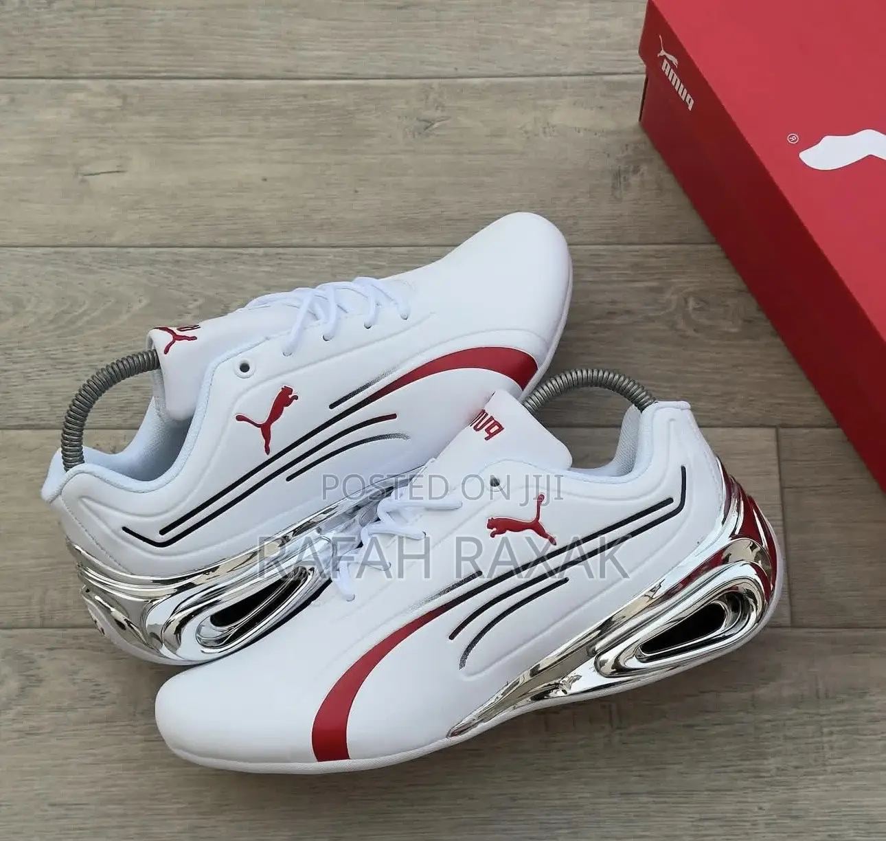 Original White/Red Puma Super Gt Speedcat Golf Sneakers