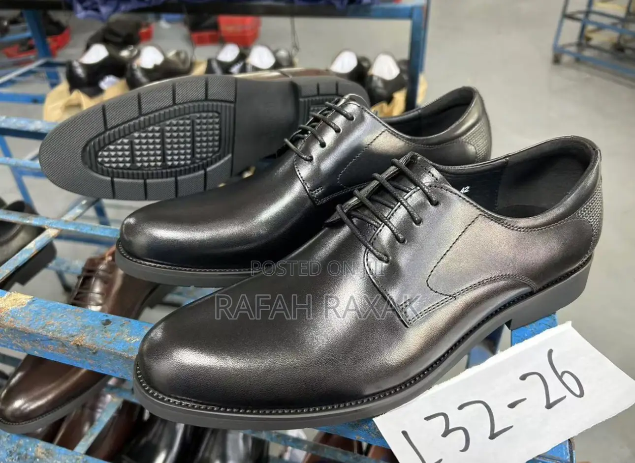 Men’S Black Franco Banetti Gentle Office Leather Shoes