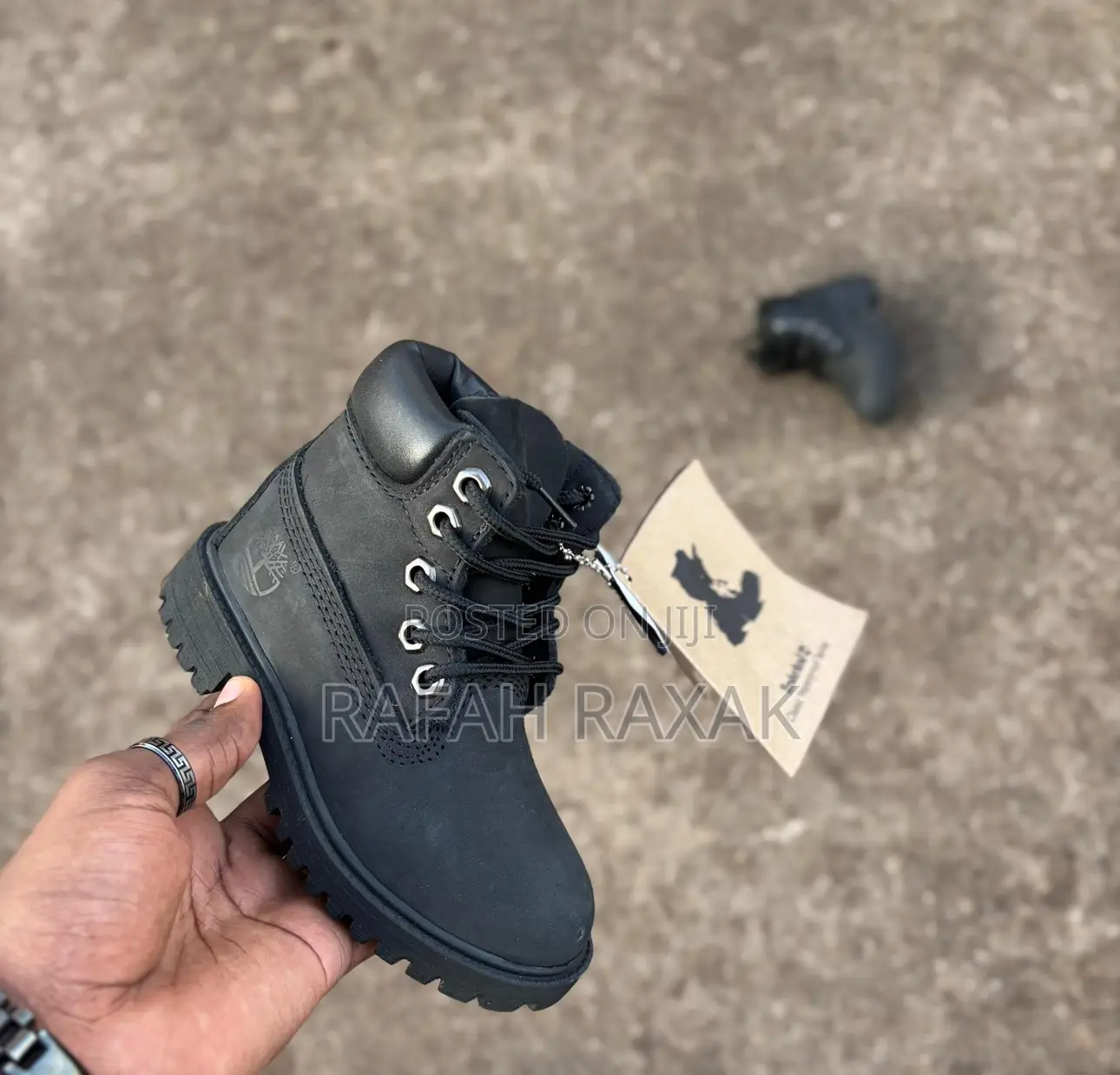 Original Black Kid’S Timberland Boot