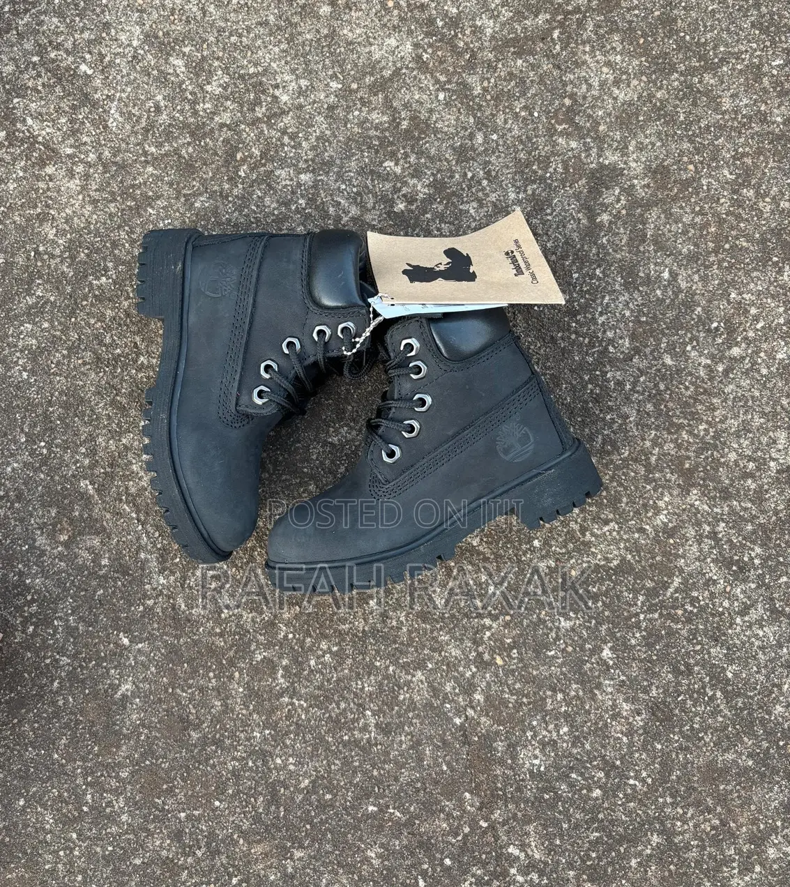 Original Black Kid’S Timberland Boot