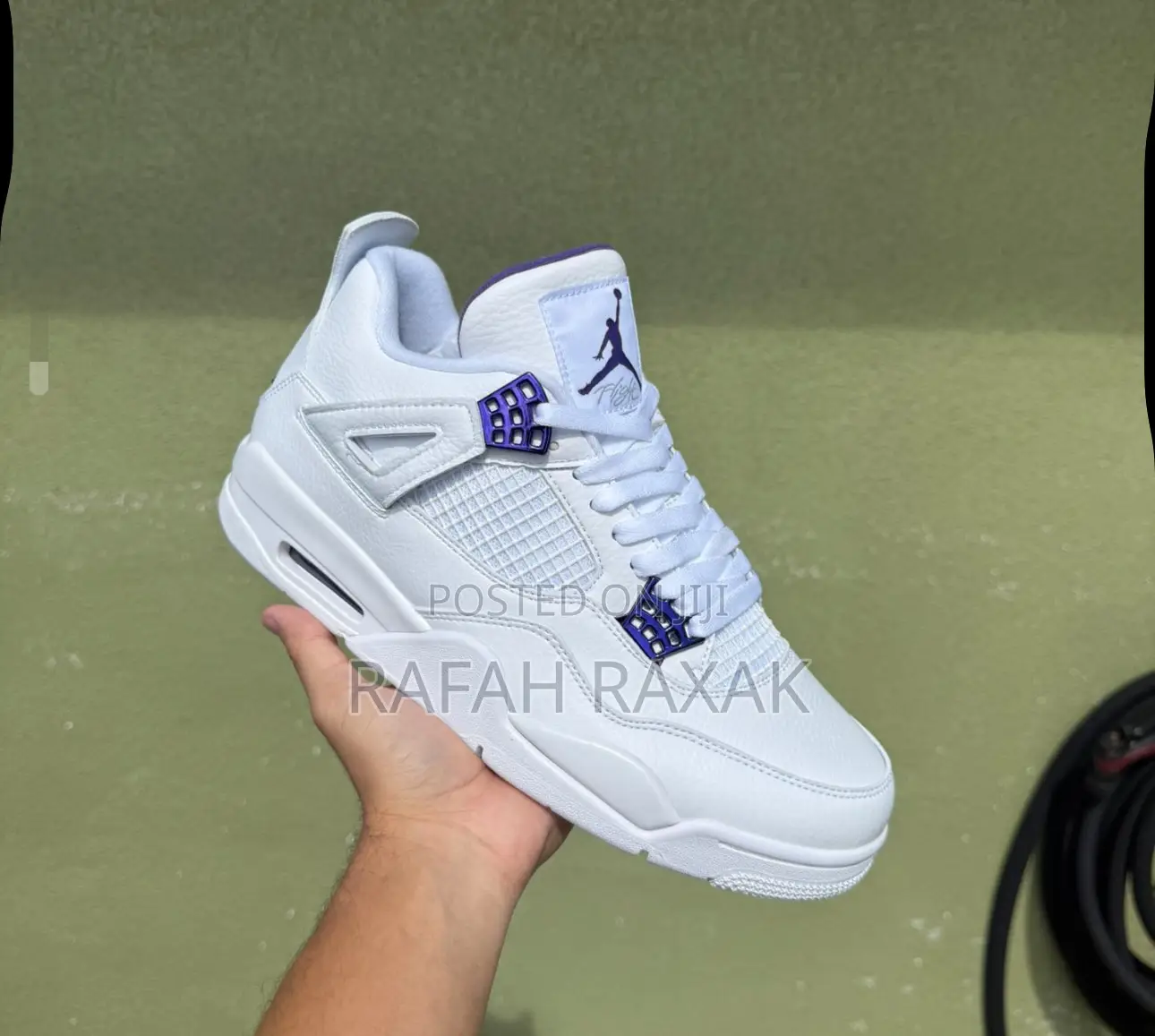 Nike Air Jordan 4 Retro “Metallic Purple” Sneakers