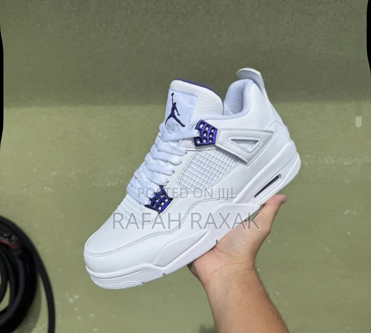 Nike Air Jordan 4 Retro “Metallic Purple” Sneakers
