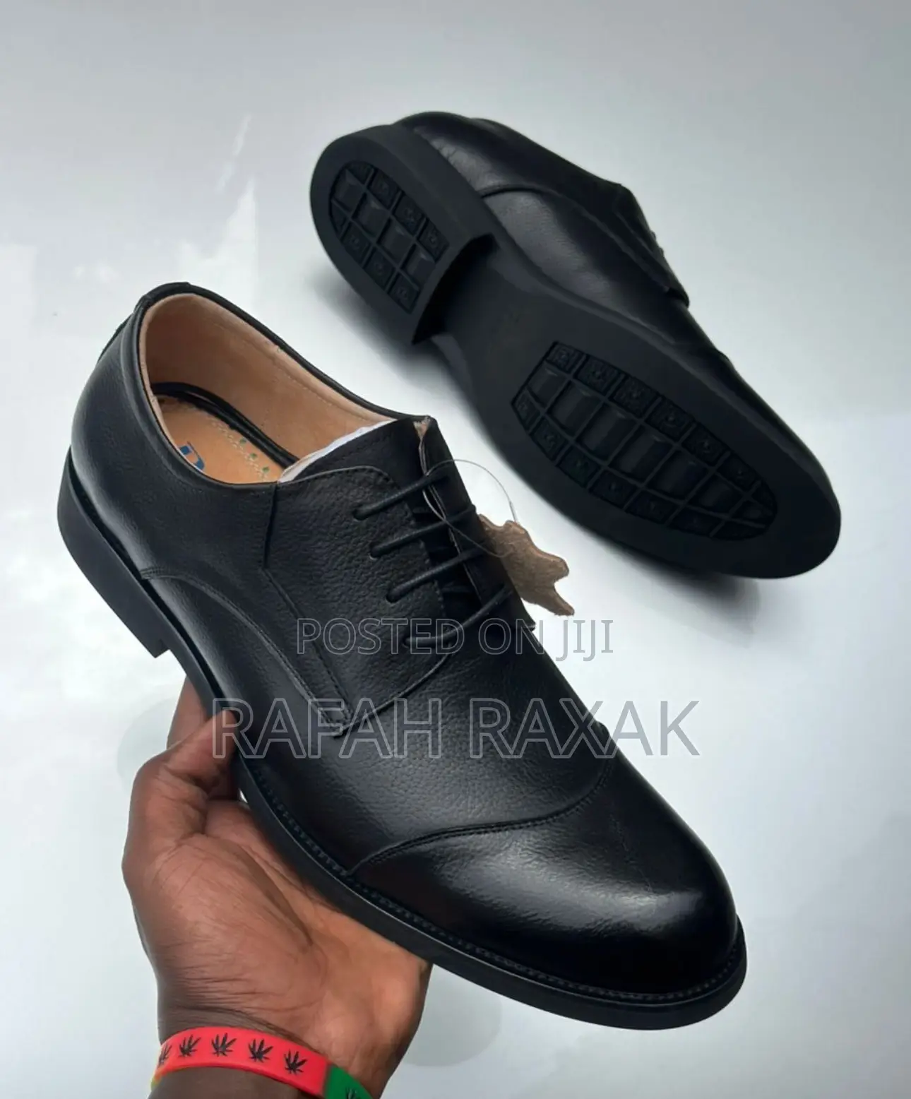 Original Men’S Black Roberto Venuti Oxford Formal Shoes