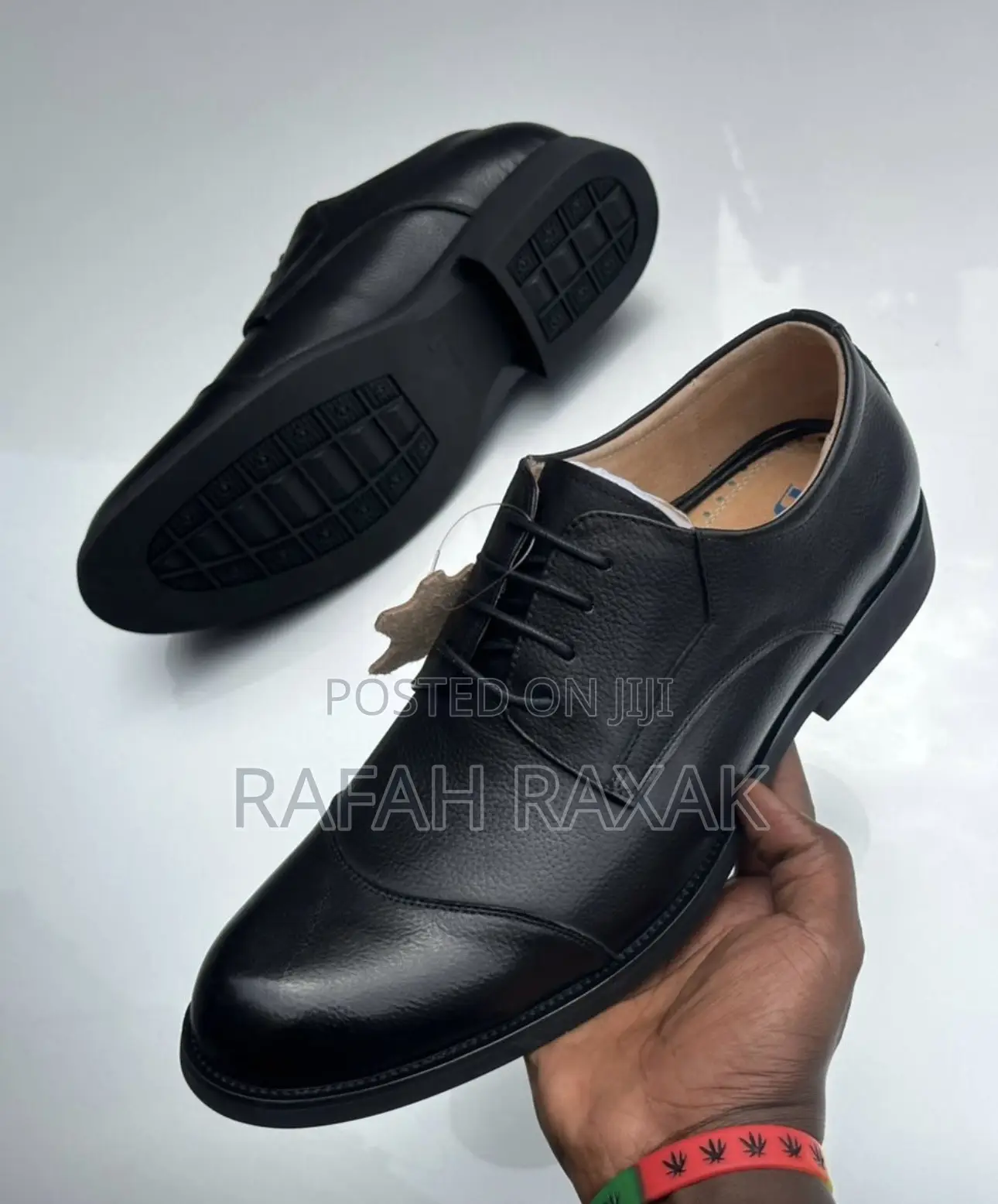 Original Men’S Black Roberto Venuti Oxford Formal Shoes