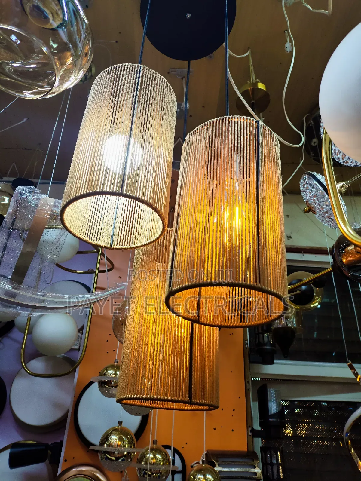Unique 3in1 Pendant Lamp Holder