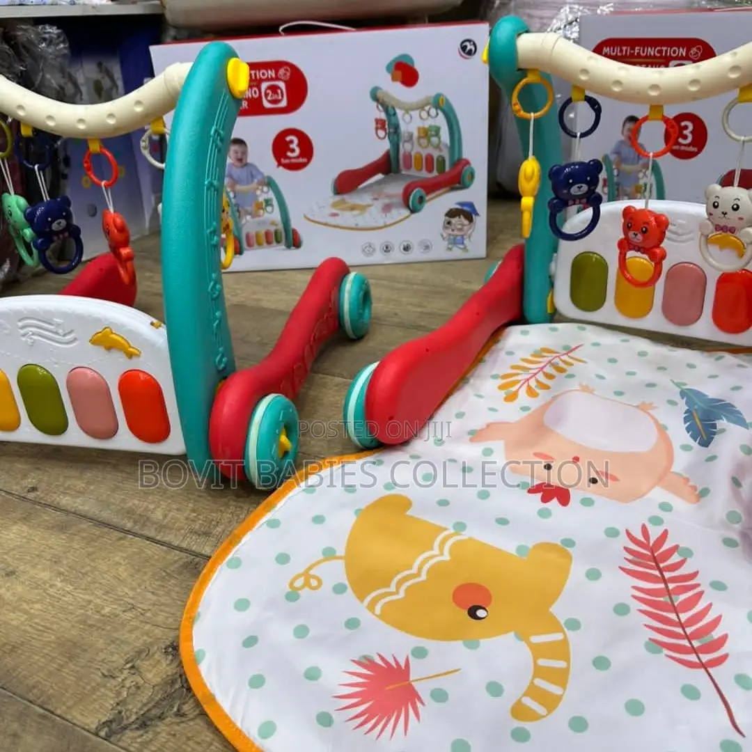 2-in1 Multifunction Baby Piano Fitness Rack