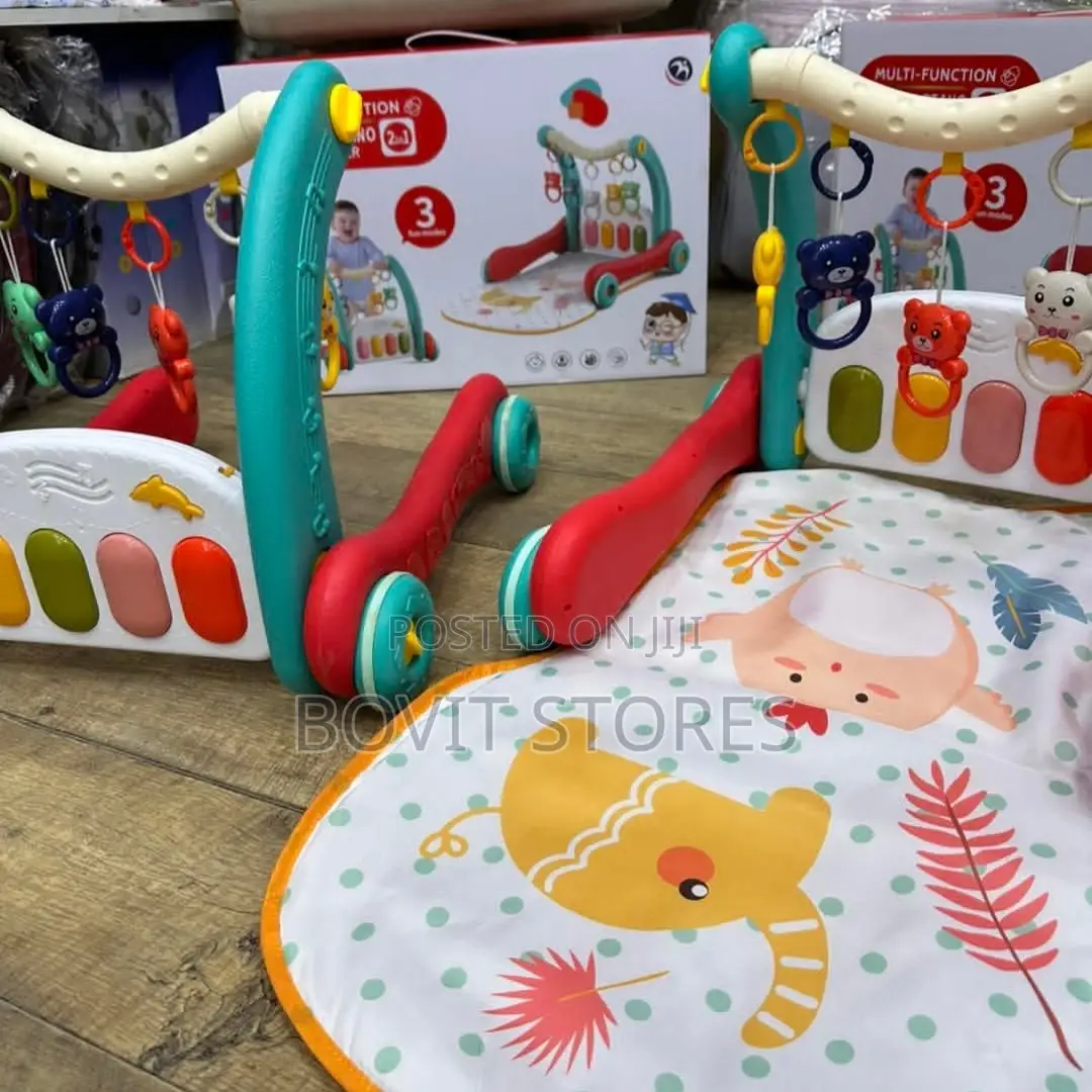 2-in1 Multifunction Baby Piano Fitness Rack