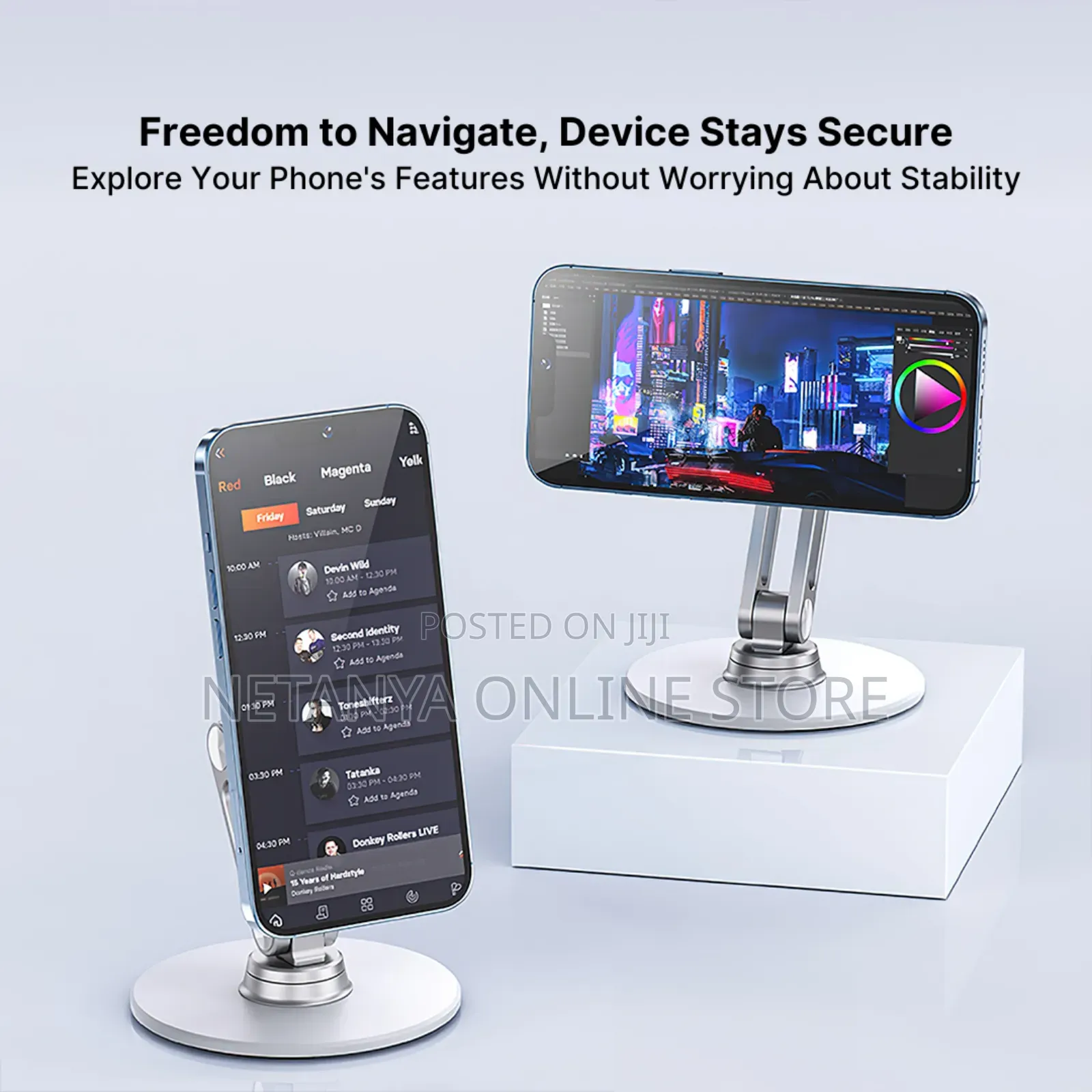 360° Swivel Magnetic Phone Holder