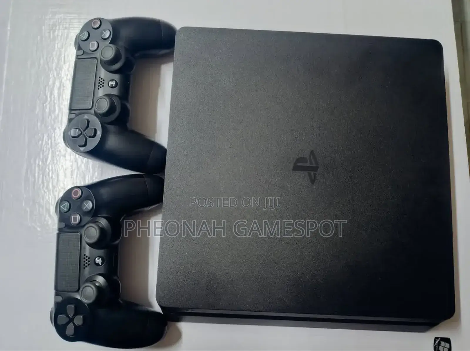Playstation 4 Ps4 Slim Full Set | 2 Controllers | 10+ Games | Warranty