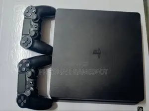 Playstation 4 Ps4 Slim Full Set | 2 Controllers | 10+ Games | Warranty
