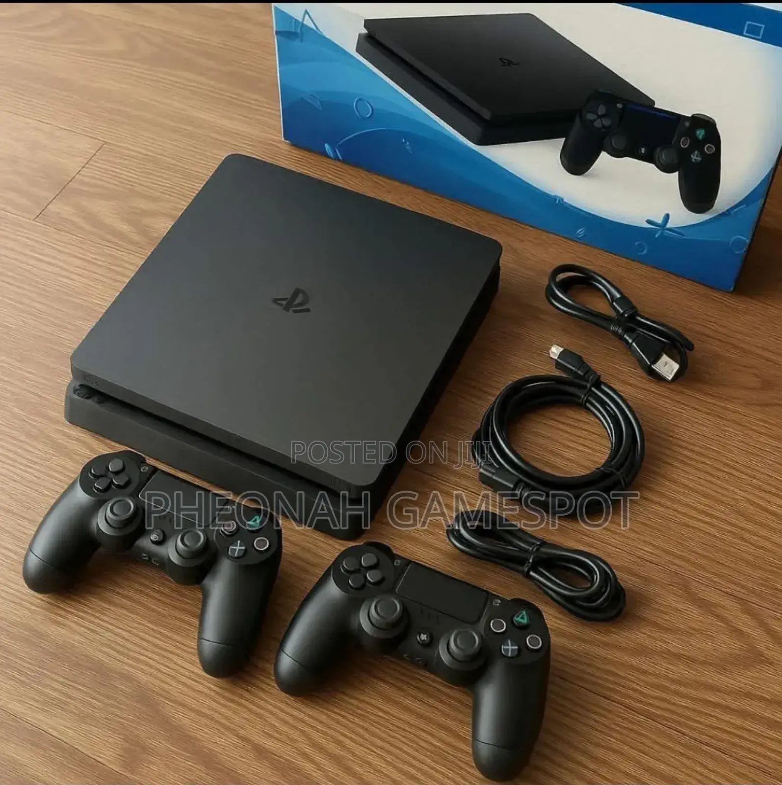 Complete Ps4 Slim Bundle, Console, 2 Pads, 12 Games. Just Plug Play