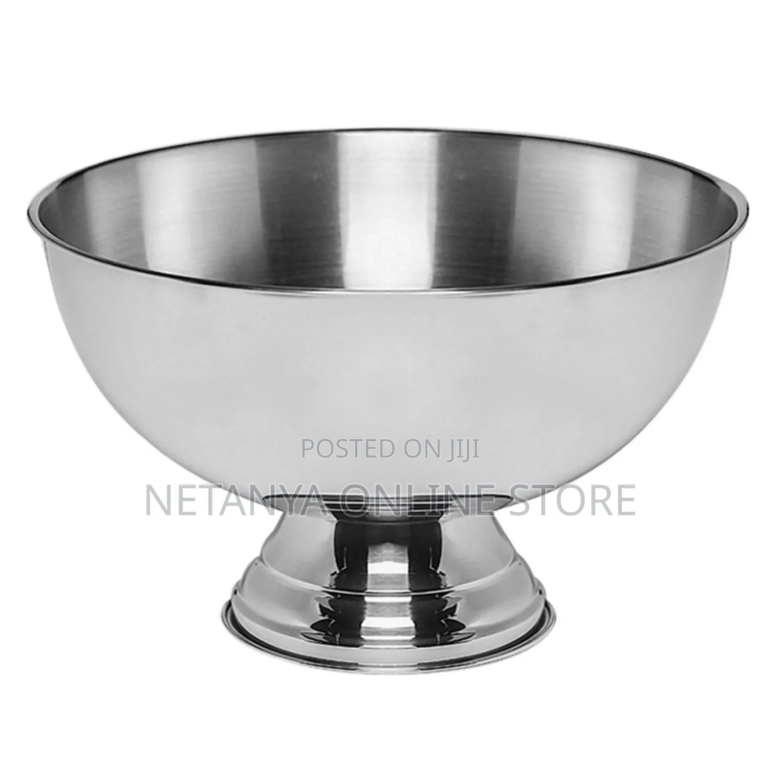 Large Stainless Steel Round Ice Bucket