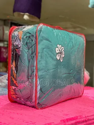 5*6 4pc Duvet Set With 1 Bedsheet, 2 Pillowcases And Duvet- Multicolor