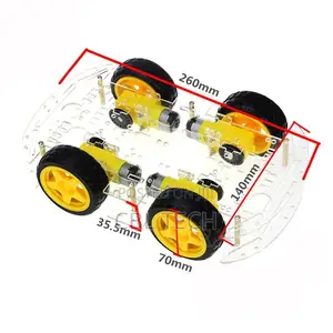 Arduino Robotics Smart Car Chassis Kit - 4 Wd