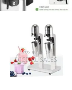 Twin Head Milkshake Mixer 300w Stainless Steel Milkshake Machi