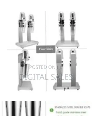 Twin Head Milkshake Mixer 300w Stainless Steel Milkshake Machi