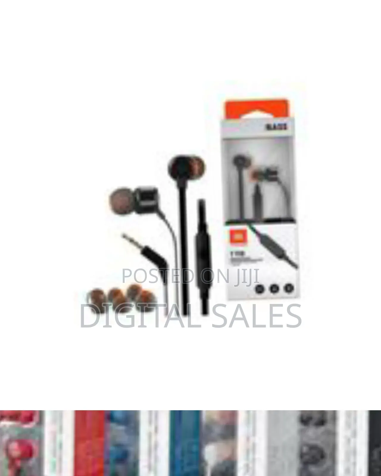 Jbi Tune 110 Wired In-earbud Headphones With Pure Bass Sound