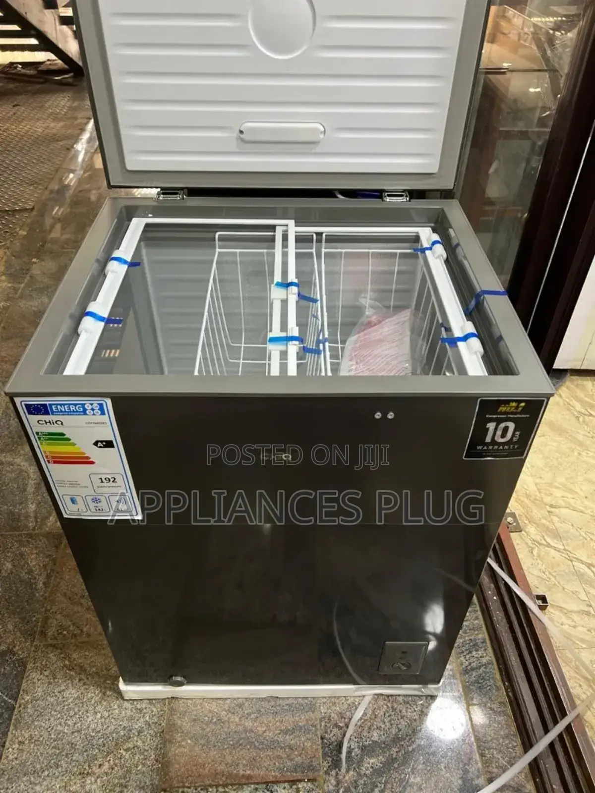 Chiq 180l Deep Freezer With 10years Warranty. Freezes From Down