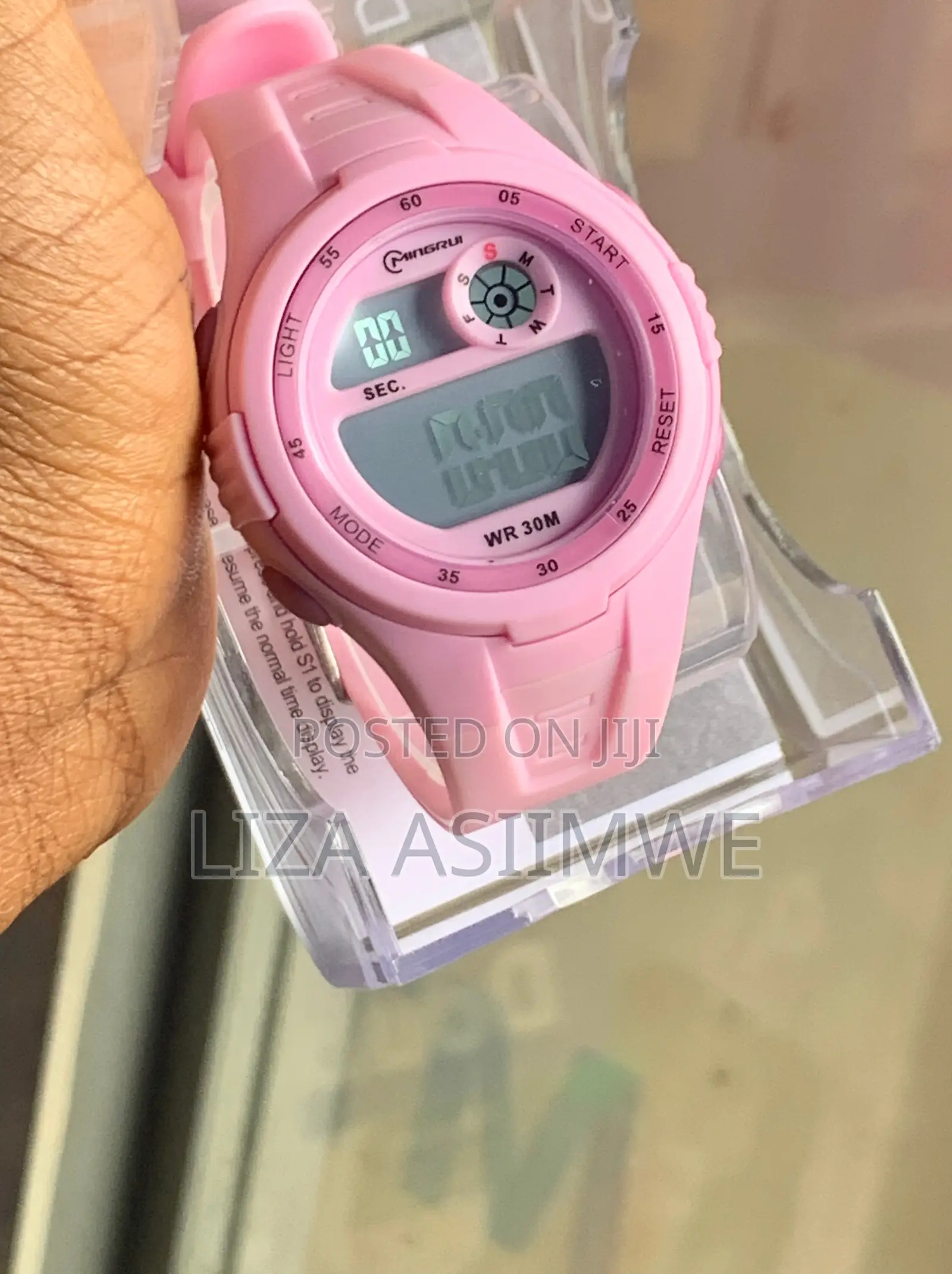 Pink Mingrui Mr2117l Digital Watch.
