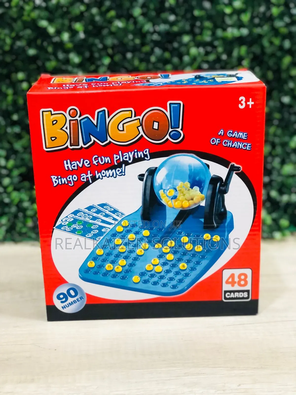 Bingo Game Set | a Fun Family Game of Chance 48 Cards| 90 Numbers
