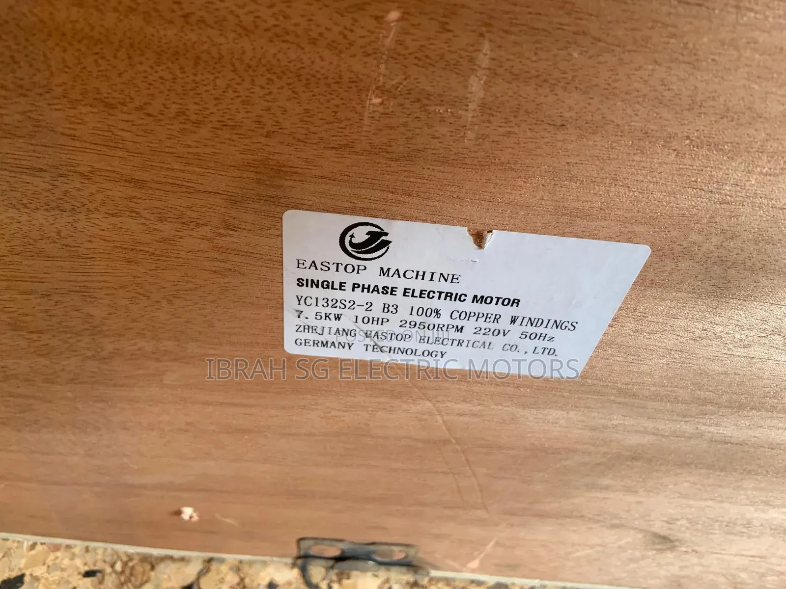 Single Phase 10hp High Speed Motor
