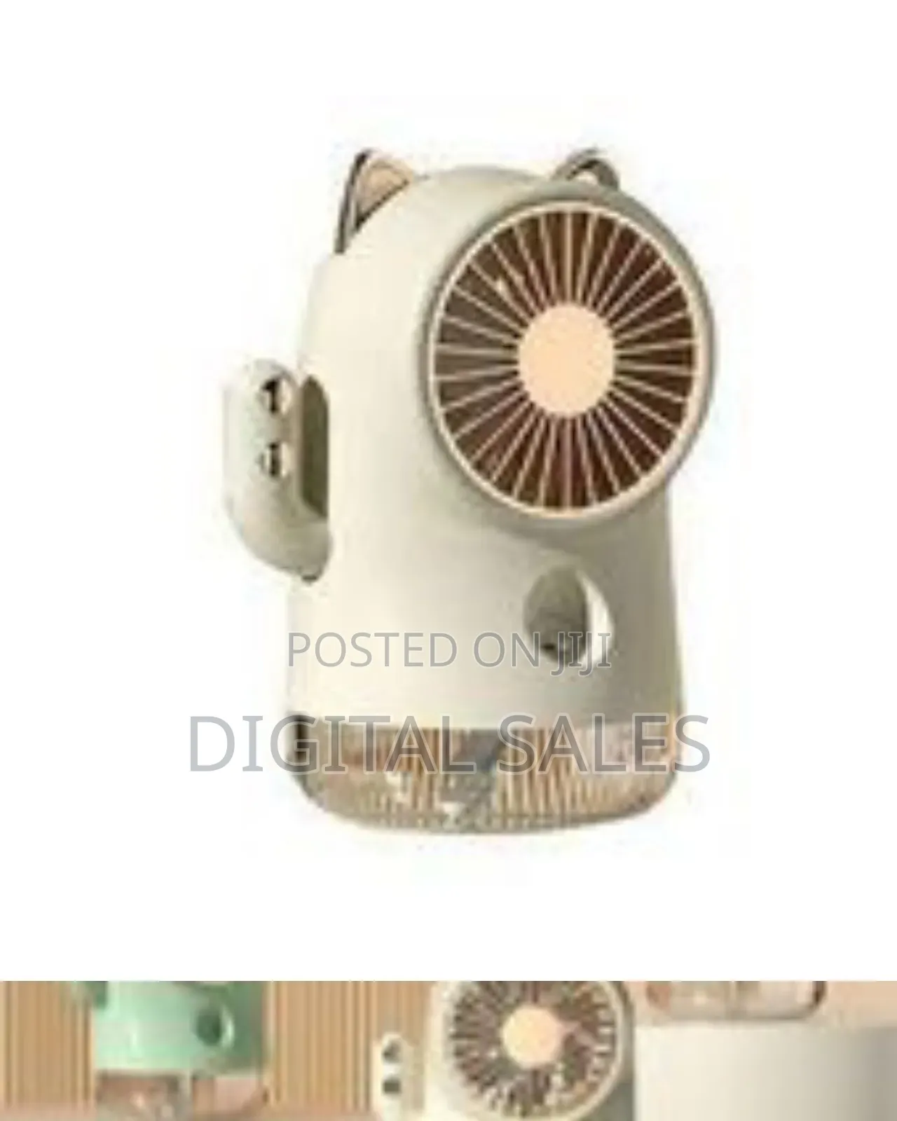 Usb Rechargeable Pussycat Water Ice Mist Spray Fan Misting