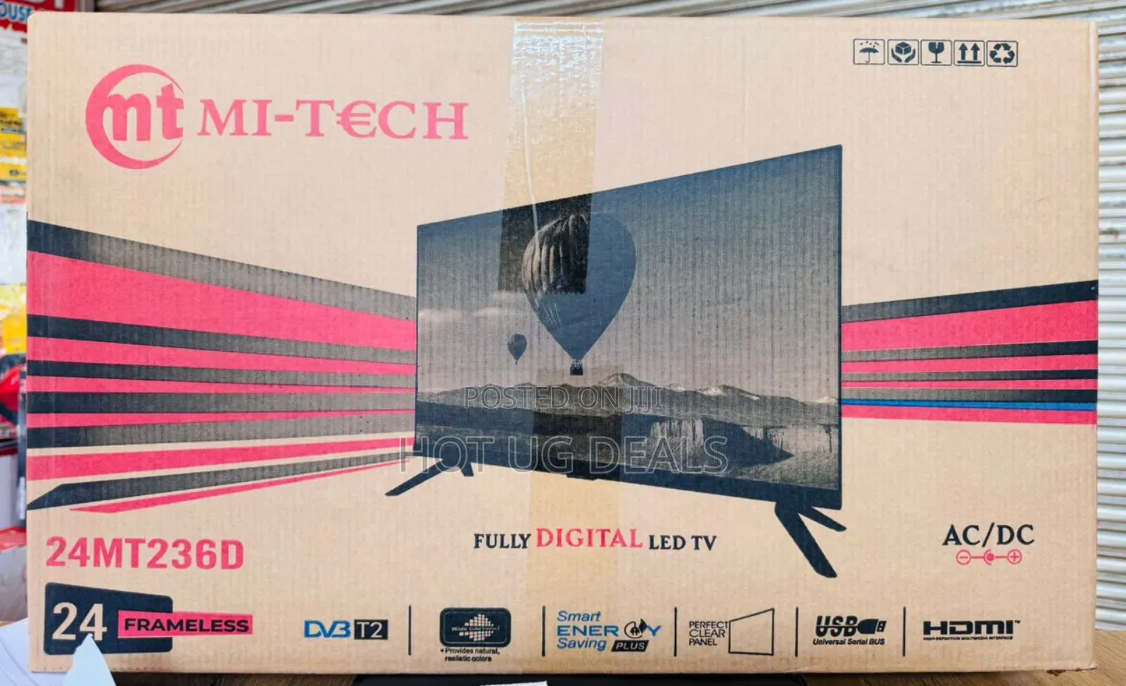 Mitech 24",Hdmi,Usb Ports Inbuilt Free To Air Decoder Led Tv