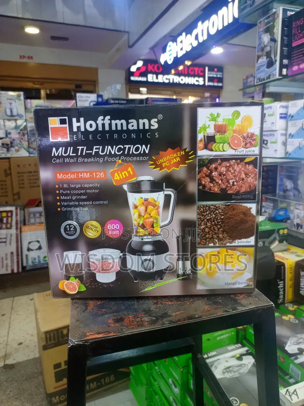 Multi-Function 4-in-1 Food Processor.