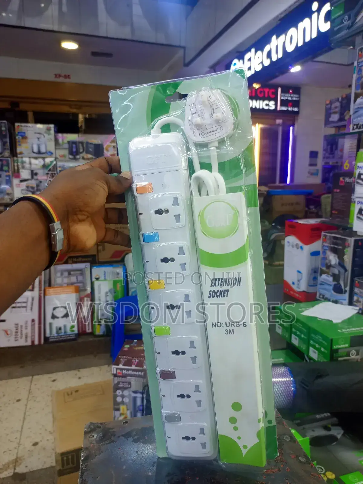 G T Extension Socket 6-Way
