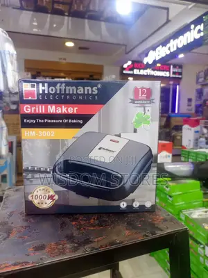 Hoffmans 1000w Electric Grill Maker