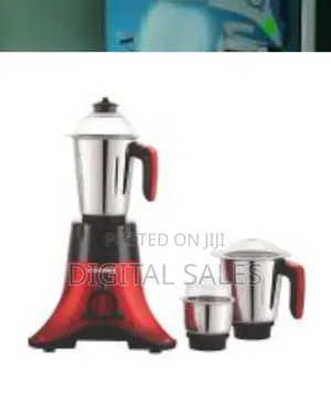 Zaiba Stainless Steel 3-in-1 Jet 3 Jars Mixer Grinder Blender 1.5l