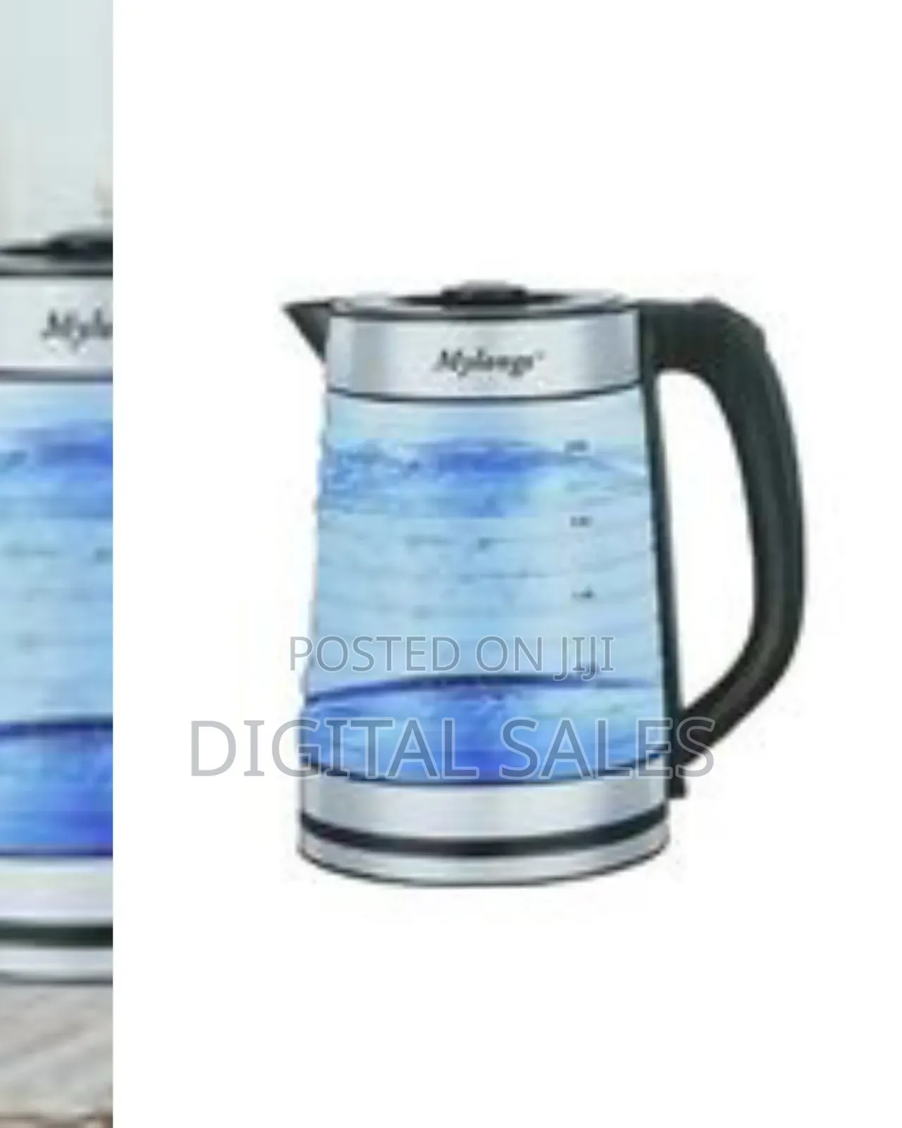 Mylongs Electric 2.2l Bpa Free Glass Kettle Cordless 360° Base