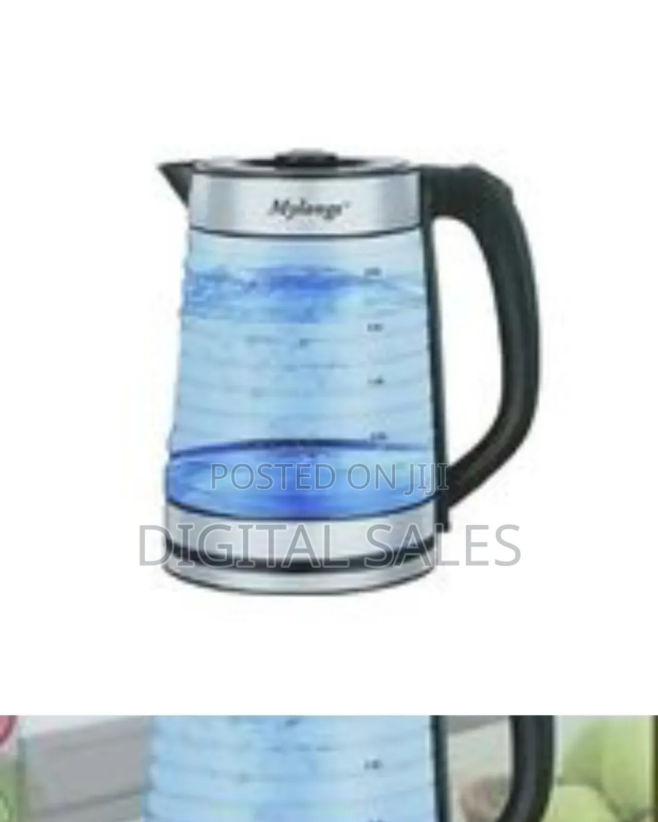 Mylongs Electric 2.2l Bpa Free Glass Kettle Cordless 360° Base