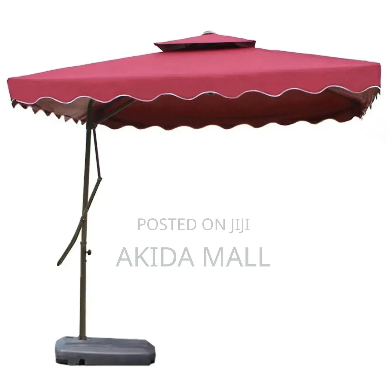 2.2mtrs Garden,Patio,Courtyard Parasol Umbrella WTH 20ltrs Water Base