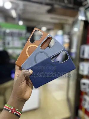 Leather Phone Cases With Integrated Magnetic Rings