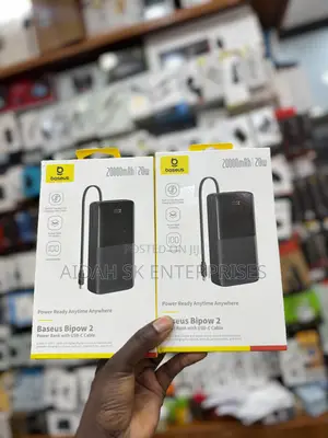 Baseus Bipow 2 Digital Display With Built-in Usb-C Cable 20000m