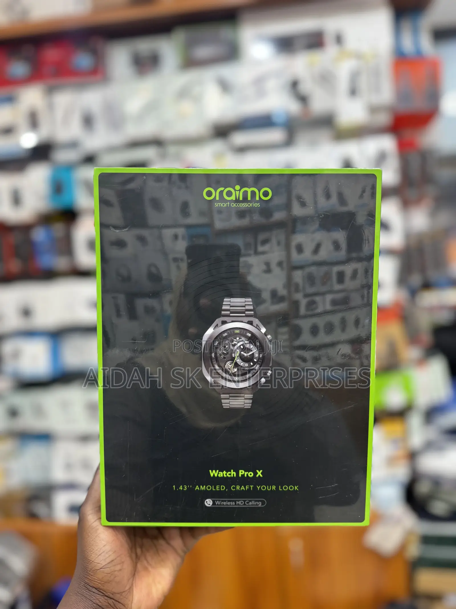 Oraimo Watch Pro X Smart Watch – 12-Day Battery, Amoled Display