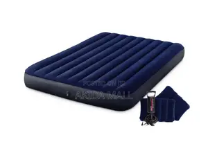Intex 5x6 Flocked Downy Airbed Pressure Mattress With 2pillows Pump