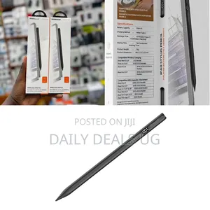Porodo Magnetic Stylus Pen for Apple iPad (2018-2025) in Black, Pencil