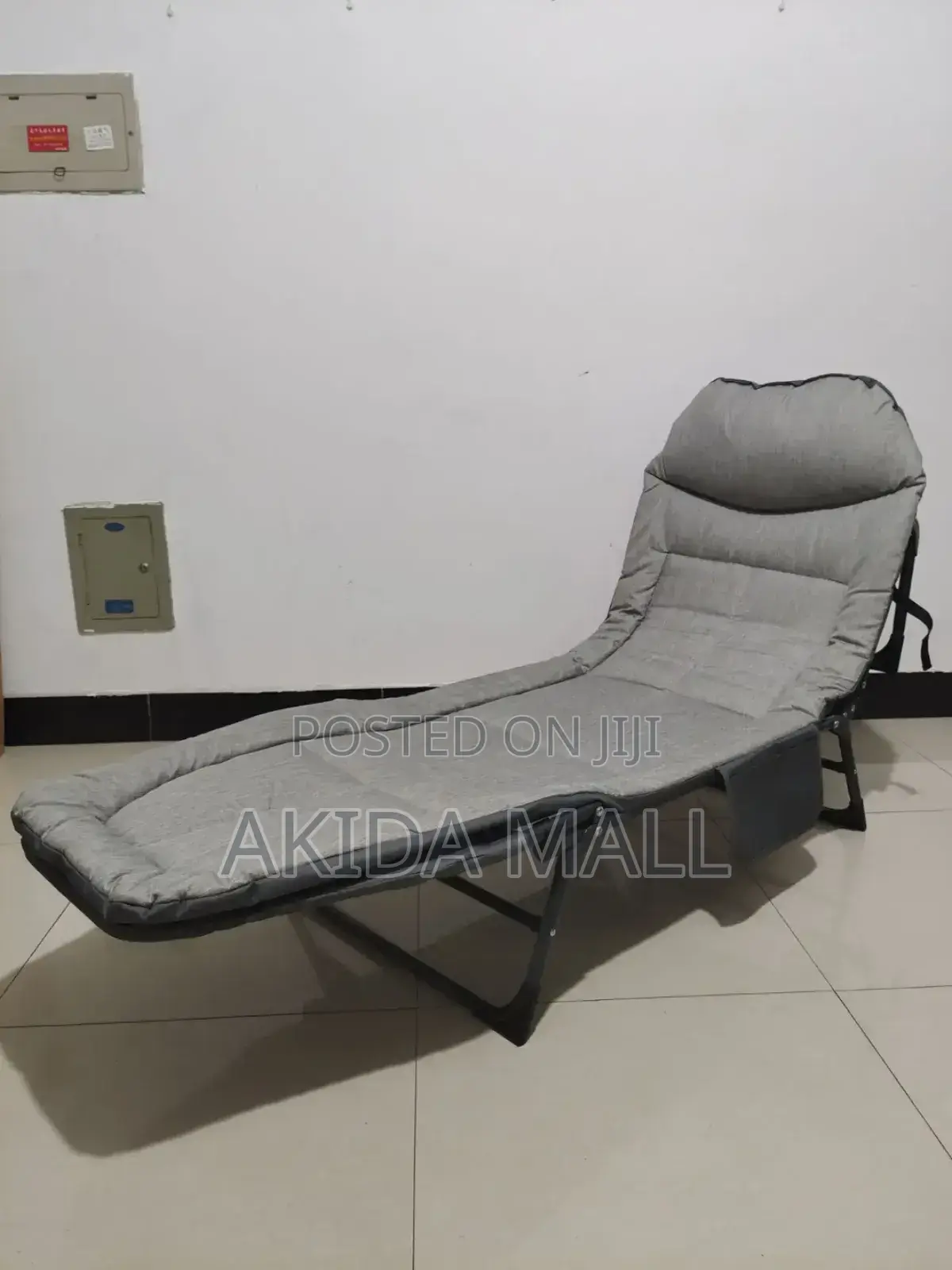 Multi-File Office,Household Foldable Portable Camping Bed WTH Headrest