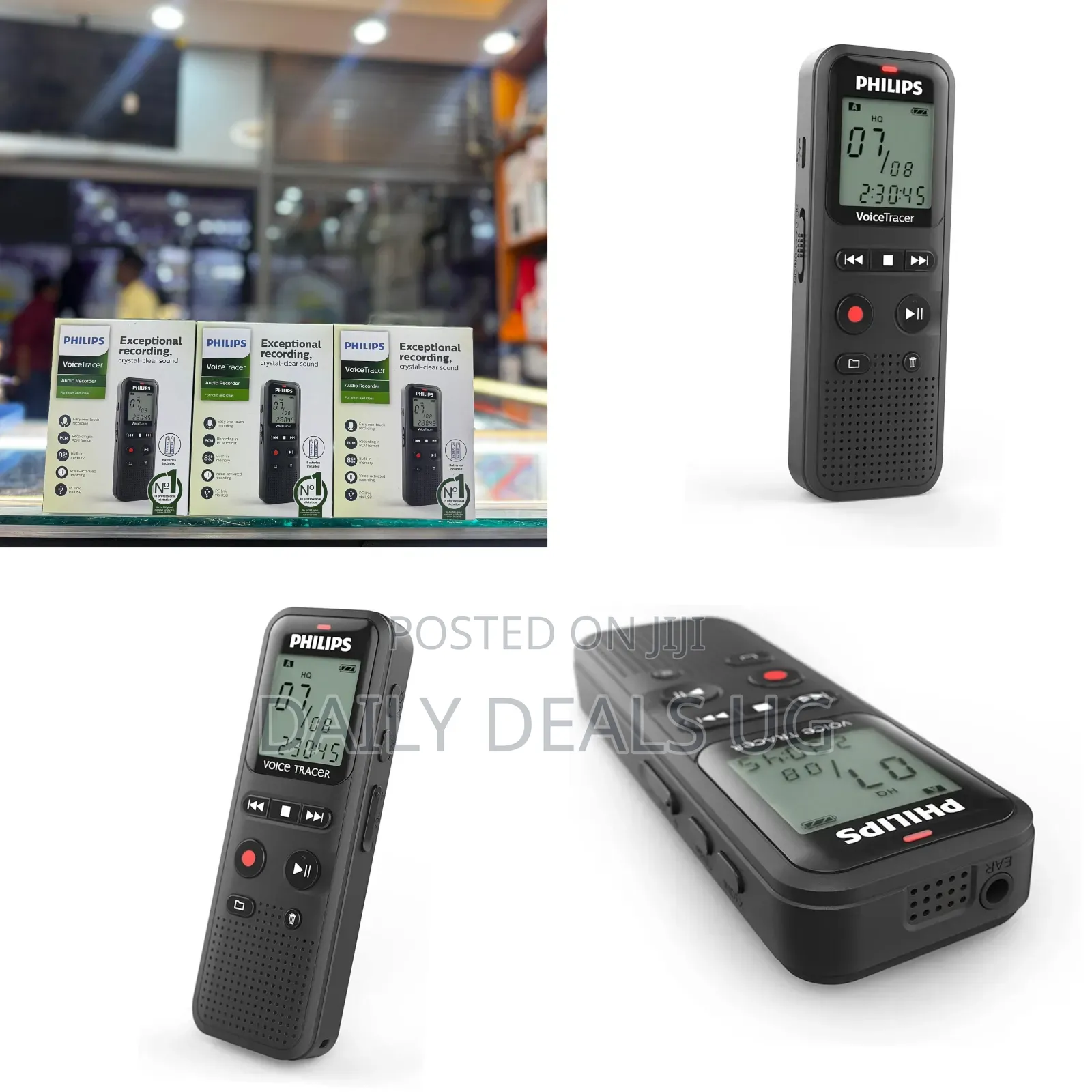 Philips Voicetracer Dvt1160 Audio Recorder - Voice Activation Function