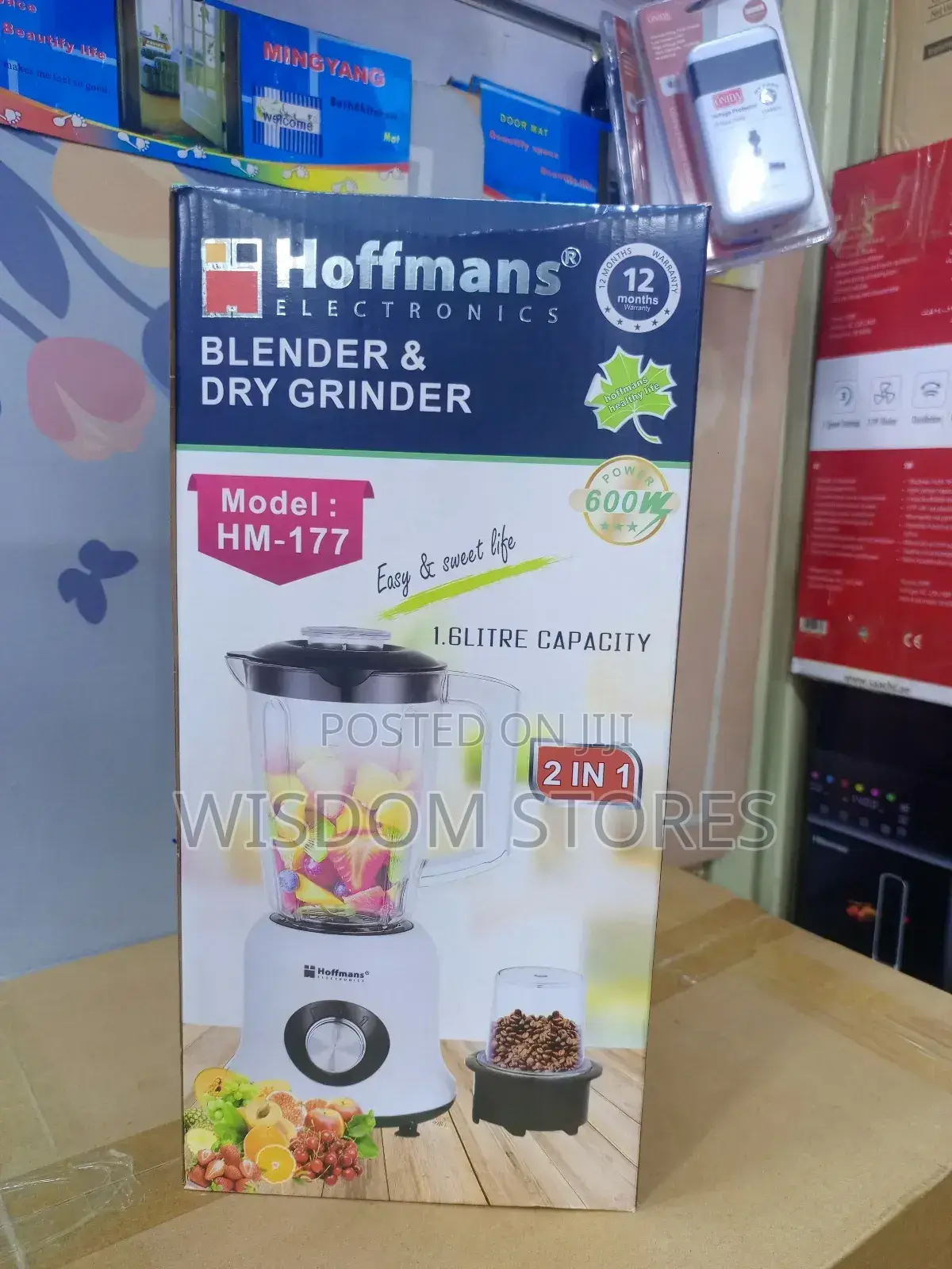 Hoffmans Blender Dry Grinder. Hm-177