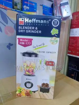 Hoffmans Blender Dry Grinder. Hm-177