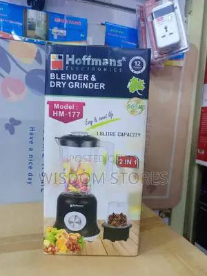 Hoffmans Blender Dry Grinder. Hm-177