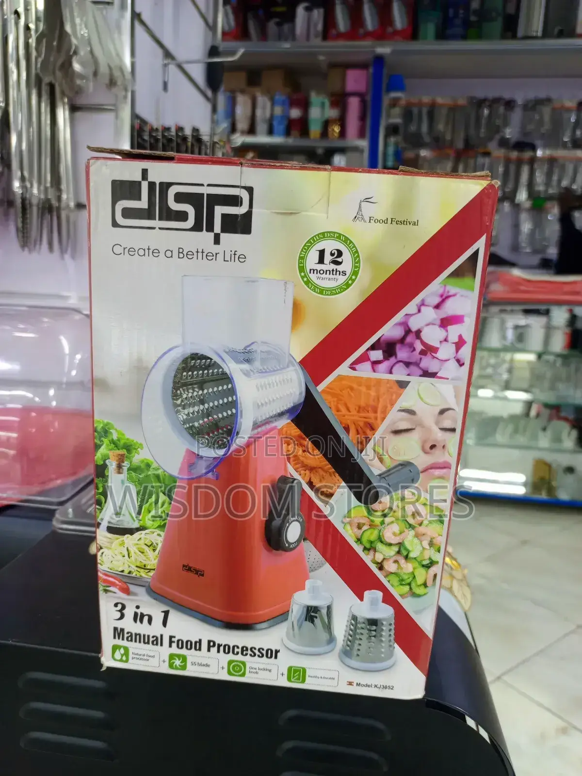DSP 3 in 1 Manual Food Processor