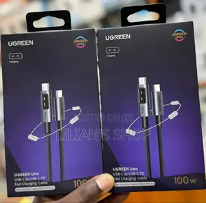 Ugreen Uno Usb C to Usb C Cable 100w Fast Charging Cable