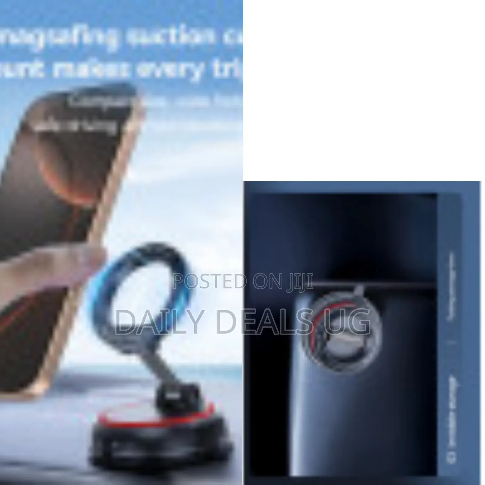 C219 360 Rotation and Folding Zinc Alloy Center Console Magsafing
